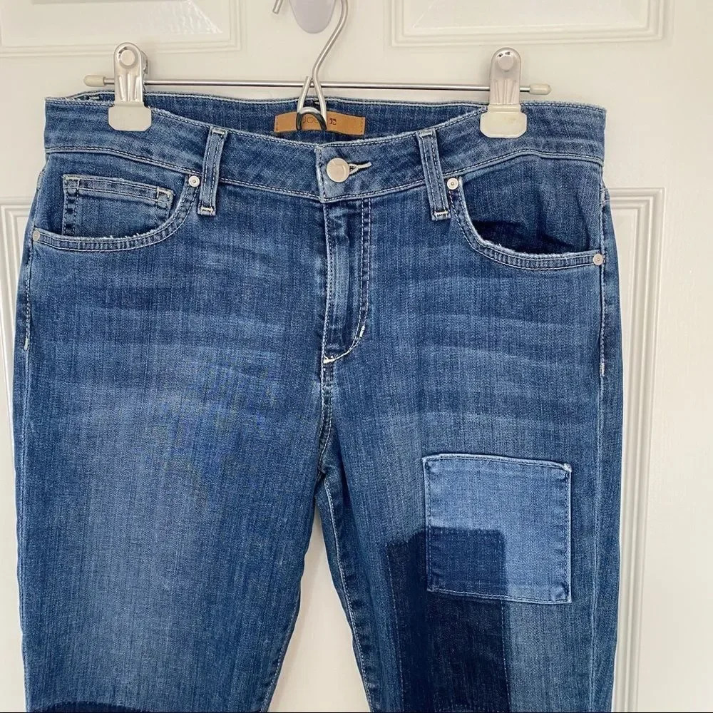 NWT Joe’s Jeans Daisy Patchwork Mid Rise Skinny Ankle Jean 30 - Picture 8 of 15
